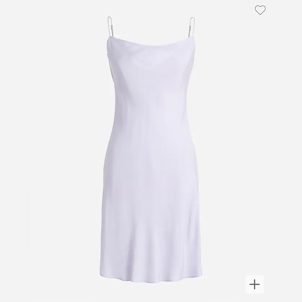 NWT J.Crew Gwen cupro-blend mini Slip Dress